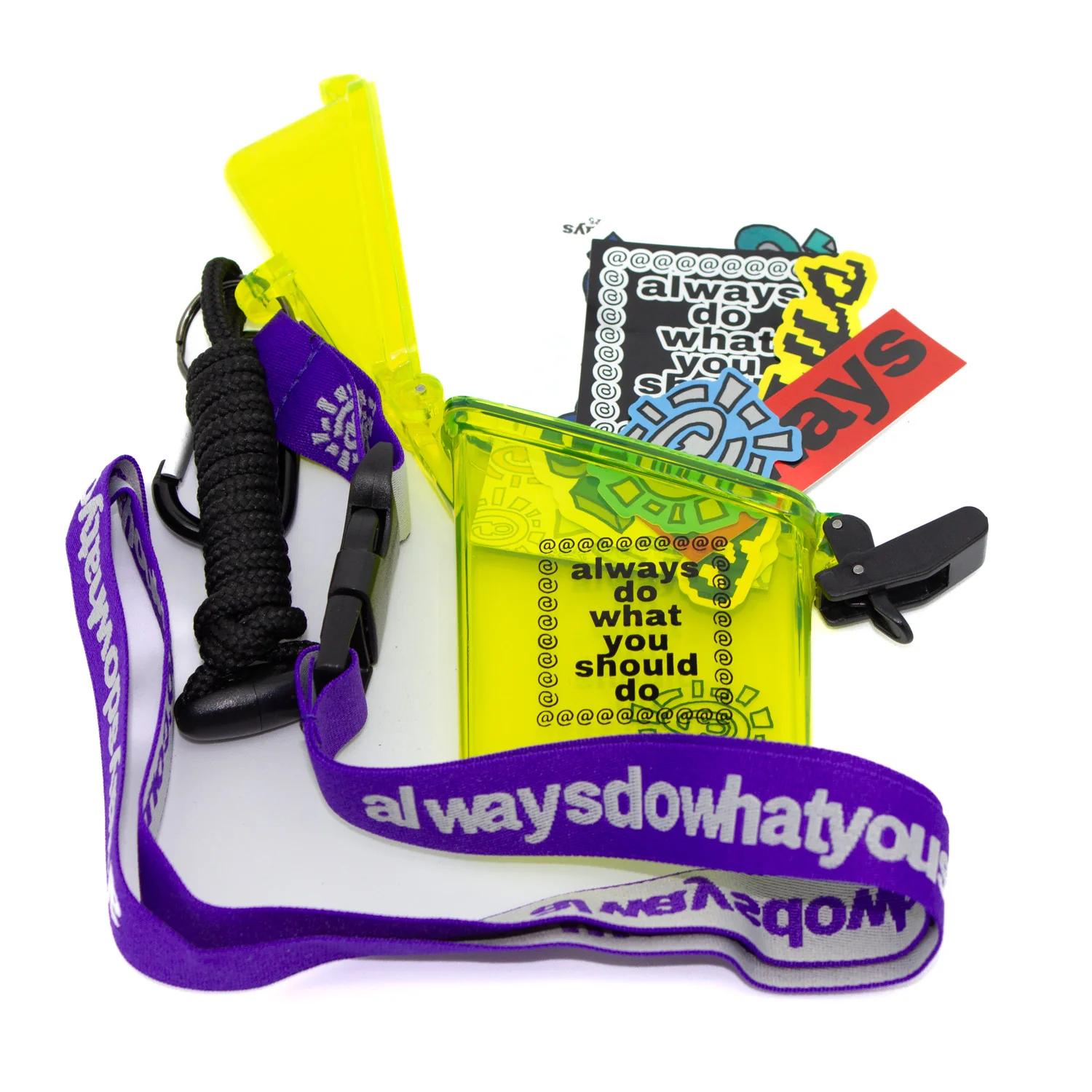 Always Do What You Should Do - Yelow/Clear Case