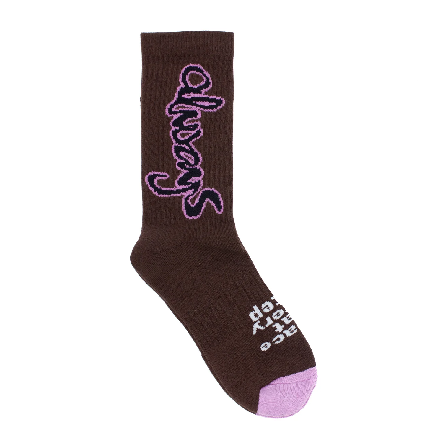 Always Do What You Should Do - "Snapper Rock" Brown Sock