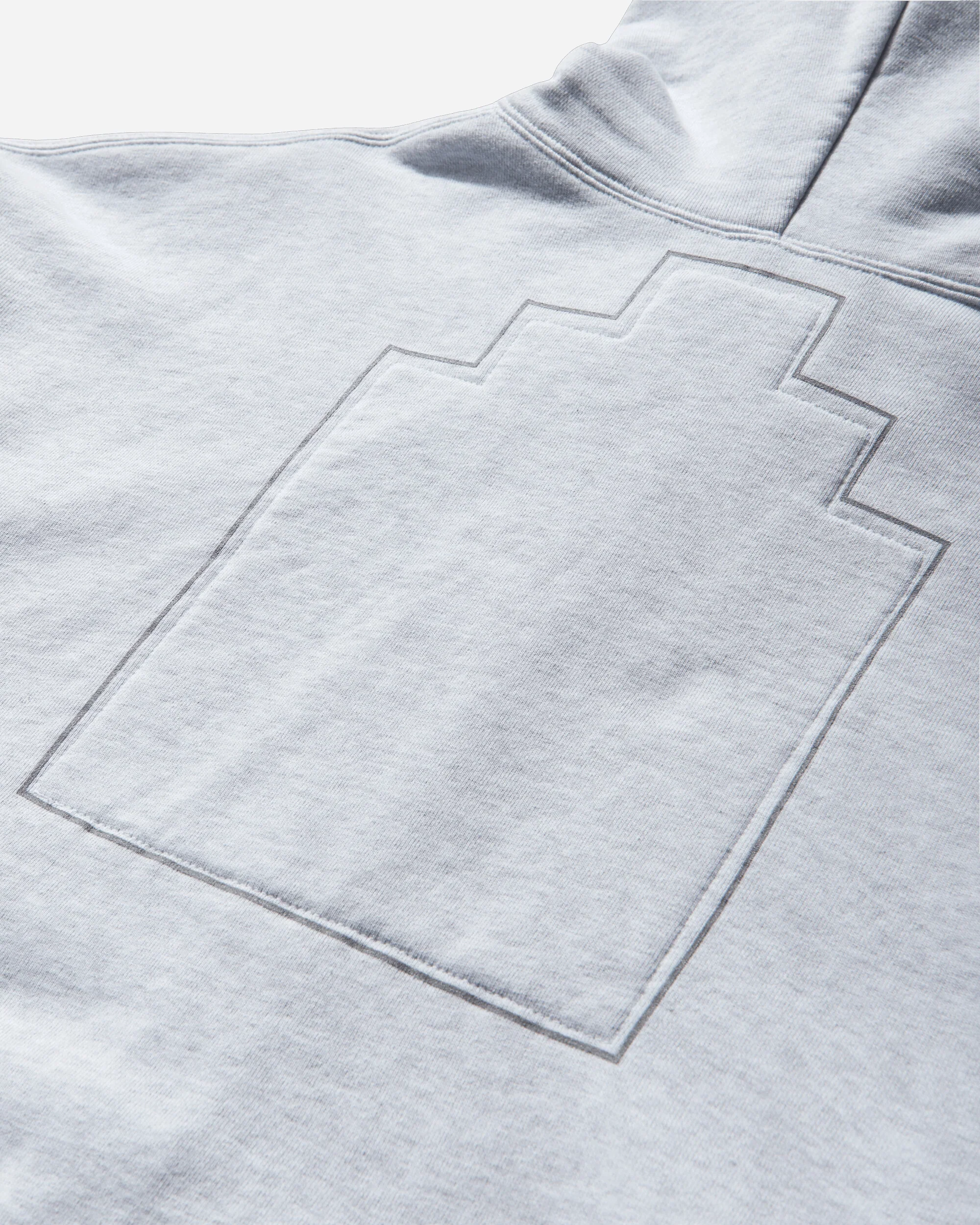 CAV EMPT - "Solid Loose" Grey Zip Hoodie - Image 3