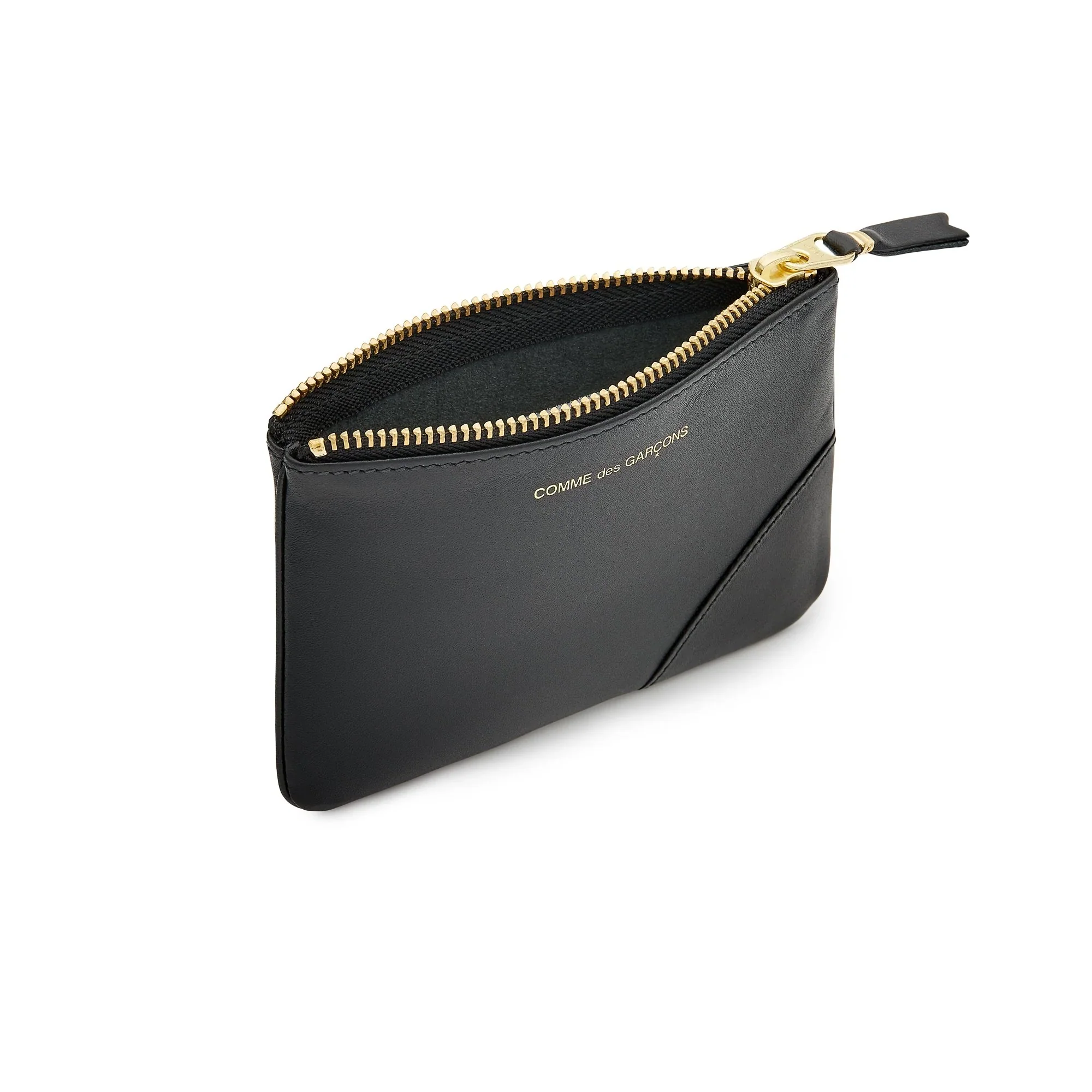 Comme des Garçons Wallets - "Classic Leather Zip Pouch" Black Wallet - Image 2