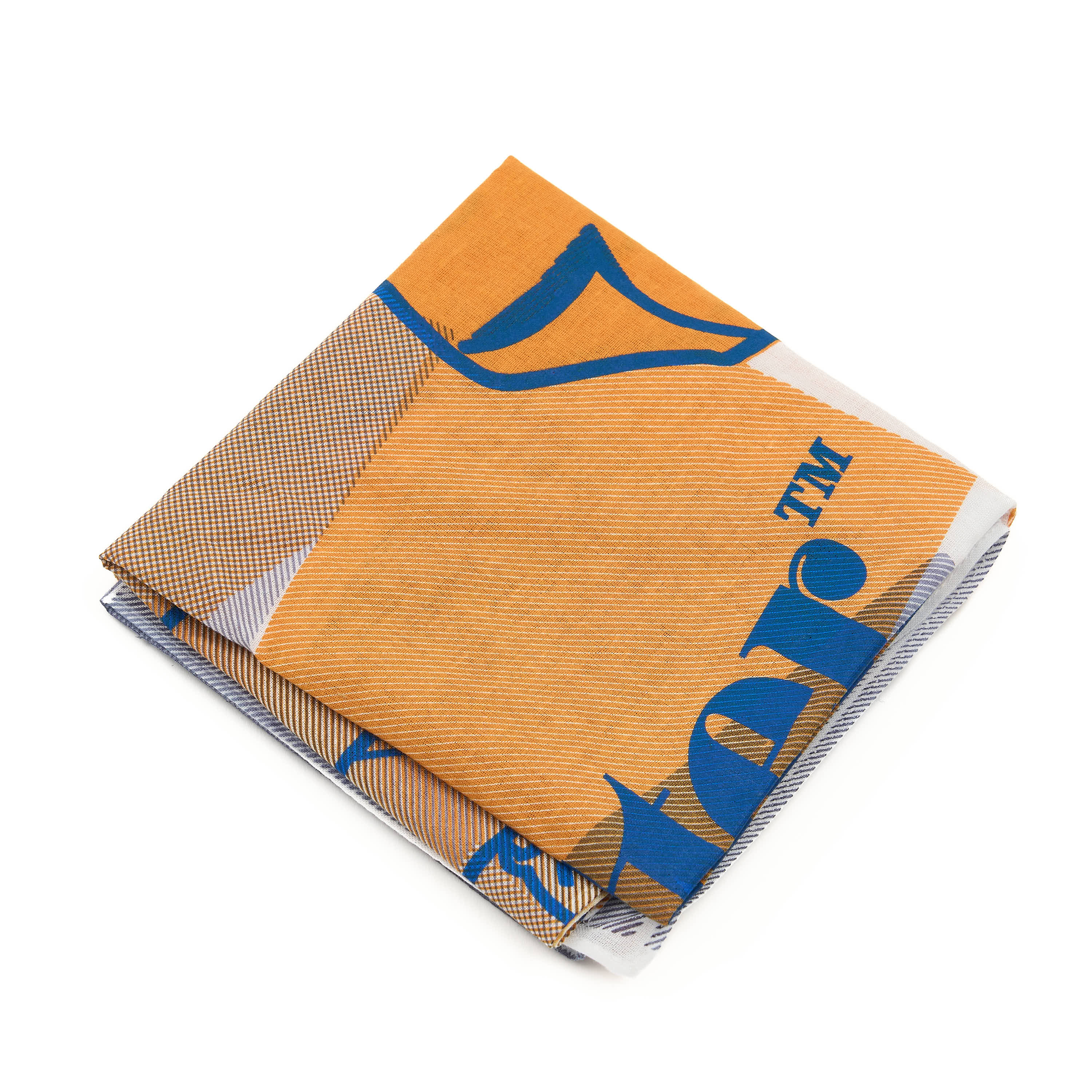 Geek Out Store/Better™Gift Shop/MADEINUSA - Heat Reactive Orange/Blue "Sticky Note" Bandana - Image 6
