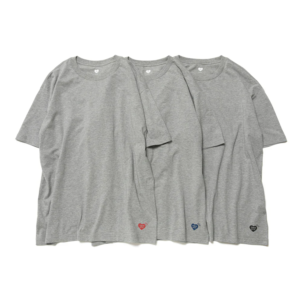 Human Made - "3-Pack" Gray T-Shirt Set - Image 2