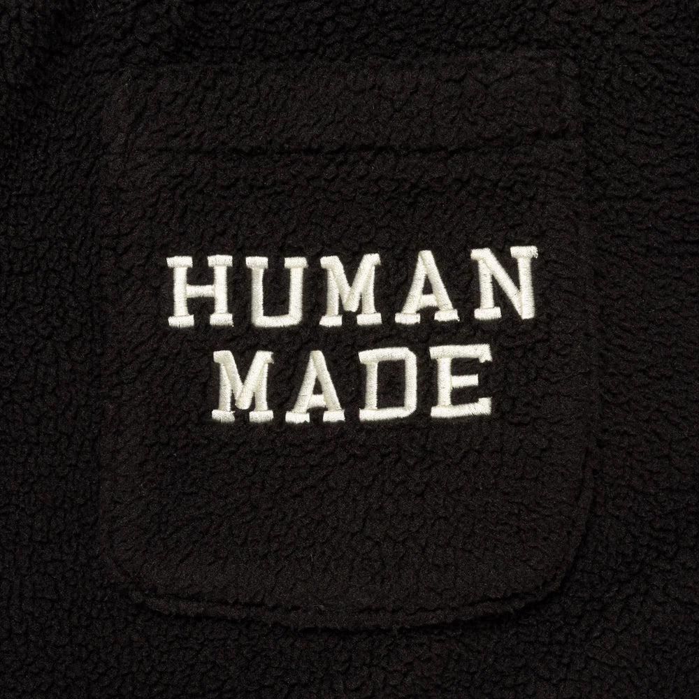 Human Made - "Fleece Pants" Black - Image 3
