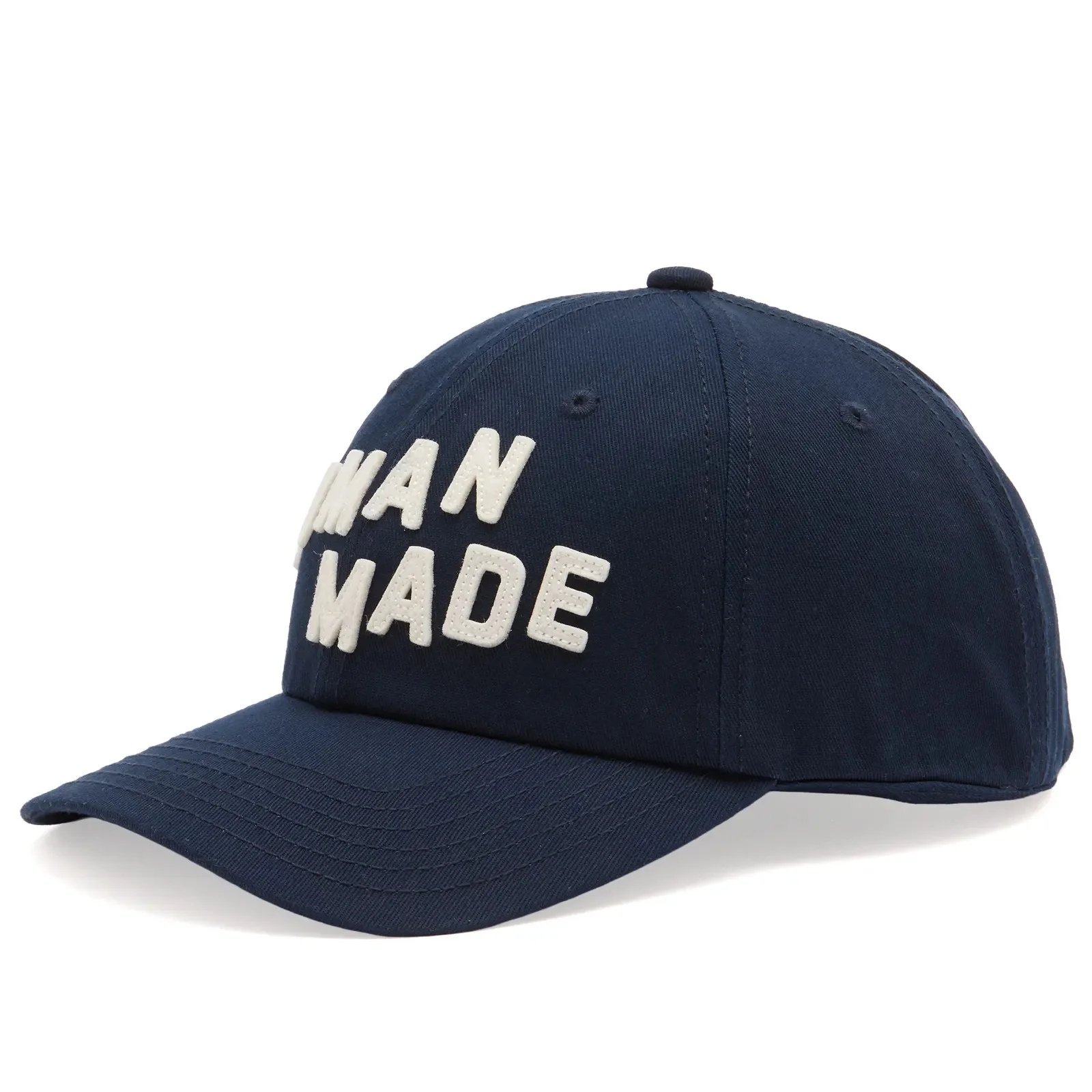 Human Made - Navy "Twill" 6 Panel Hat - Image 3