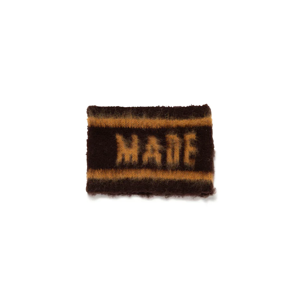 Human Made - "SHAGGY" Knit Logo Band Brown - Image 2